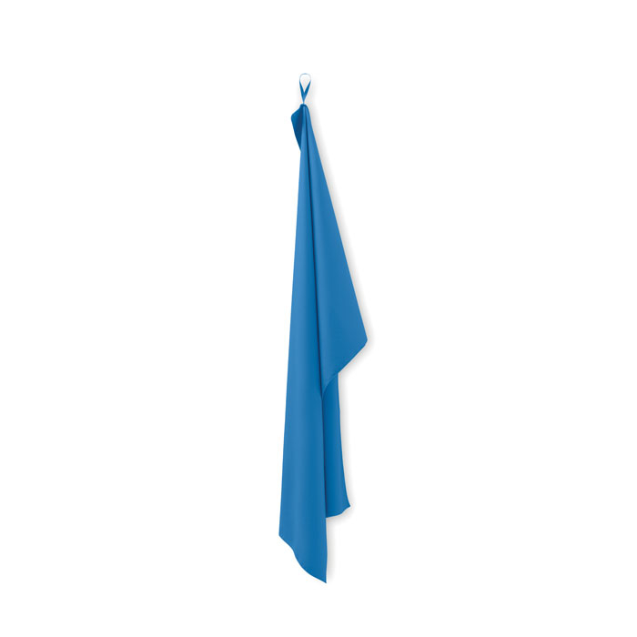 Drap de bain à personnaliser microfibre 70x120 cm Atoll 70 Bleu royal